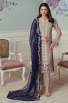 3 PC CHIFFON SUIT-F-2503 | RAMSHA