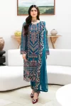 3 PCS CHIFFON SUIT-A-811 | RAMSHA