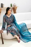3 PCS CHIFFON SUIT-A-811 | RAMSHA
