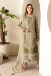 3 PC ORGANZA SUIT E-102 | RAMSHA