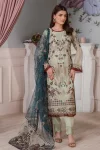 3PC CHIFFON SUIT-F-2507 | RAMSHA