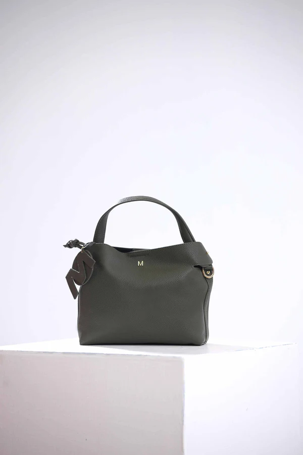 Green Shoulder Bag-434482104 - NISHAT