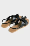 Brown Sandals with Decorative Tassel | BEECHTREE