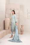 D-3070 | 3 Piece Embroidered Lawn | Mehri Vol-2 | TAWAKKAL