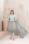 D-3070 | 3 Piece Embroidered Lawn | Mehri Vol-2 | TAWAKKAL