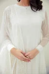 PLAIN CHIFFON FROCK BQU-PR-578-00 | BAROQUE