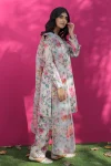 EMBROIDERED LAWN BQU-UF-D191-01 | BAROQUE