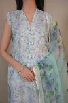 EMBROIDERED LAWN BQU-UF-D357-01 | BAROQUE