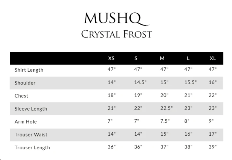 Crystal Frost MPBW1240108 | MUSHQ