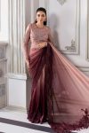 Embroidered Chiffon Saree BD-3001 | MARIA B
