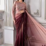 Embroidered Chiffon Saree BD-3001 | MARIA B