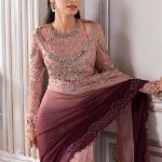 Embroidered Chiffon Saree BD-3001 | MARIA B