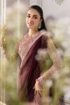 Embroidered Chiffon Saree BD-3001 | MARIA B