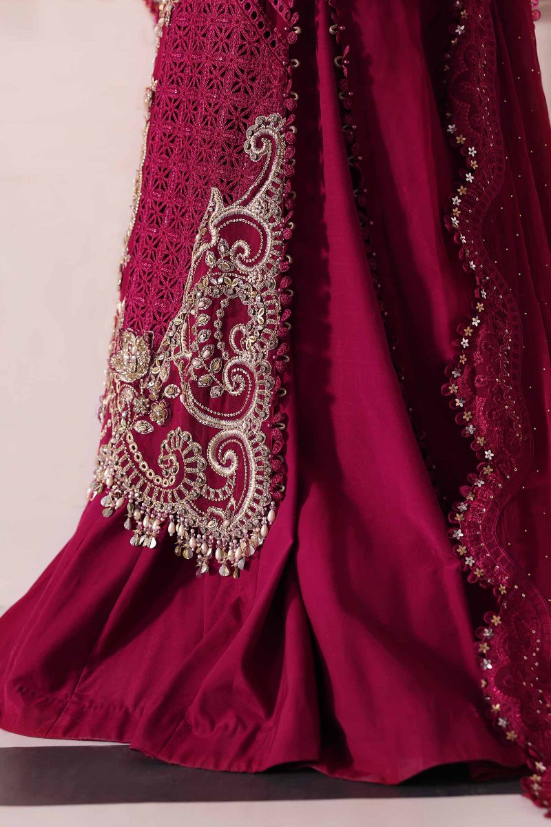3 Piece Embroidered Chiffon Suit | BD-3003 | MARIA B