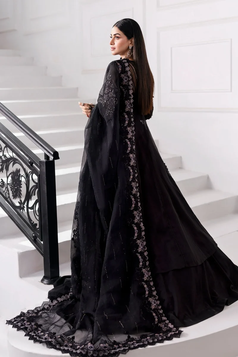 Embroidered Organza Suit | BD-3004 | MARIA B