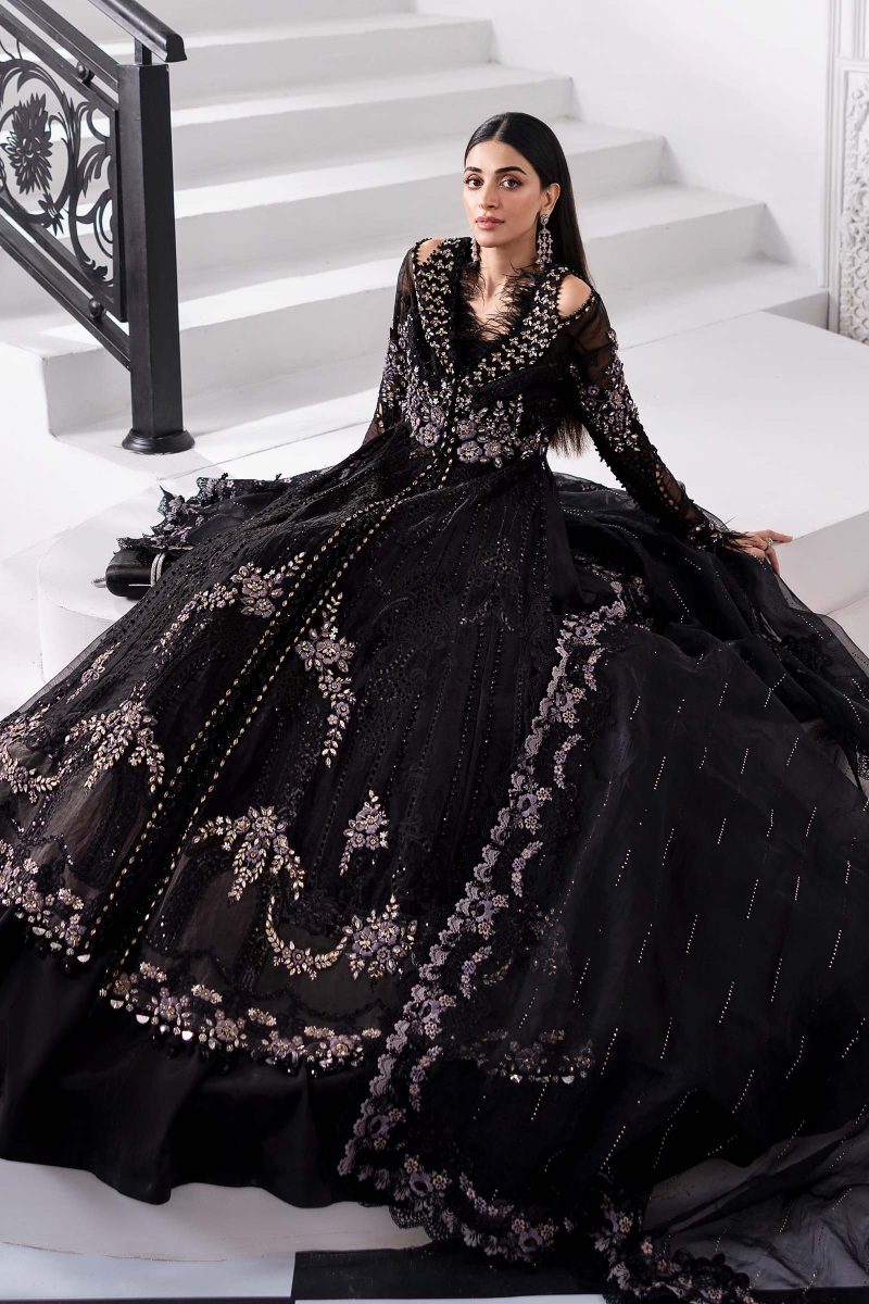 Embroidered Organza Suit | BD-3004 | MARIA B