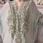 Embroidered Chiffon Suit | BD-3005 | MARIA B