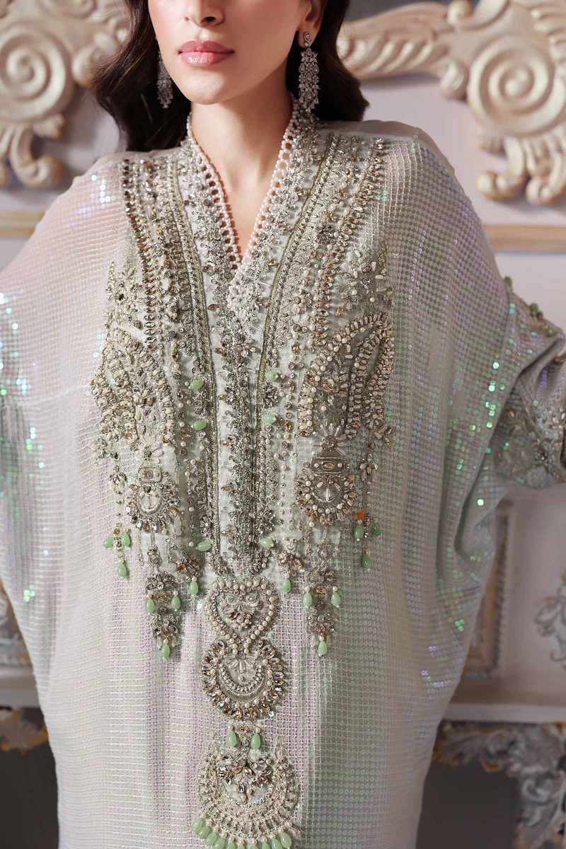 Embroidered Chiffon Suit | BD-3005 | MARIA B