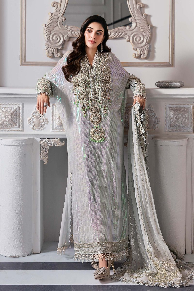 Embroidered Chiffon Suit | BD-3005 | MARIA B