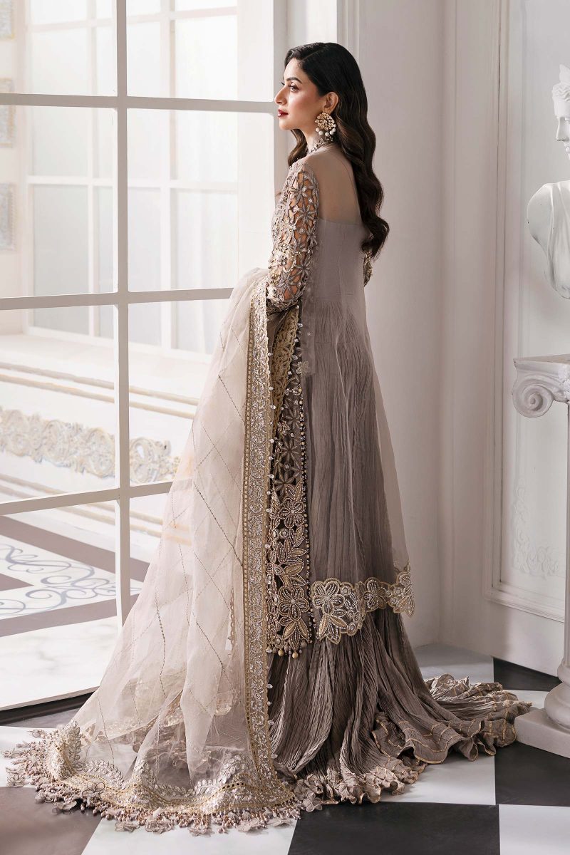 Embroidered Organza Suit | BD-3006 | MARIA B