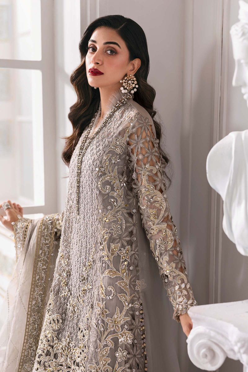 Embroidered Organza Suit | BD-3006 | MARIA B