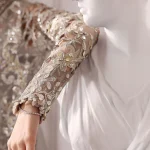 Embroidered Organza Suit | BD-3006 | MARIA B