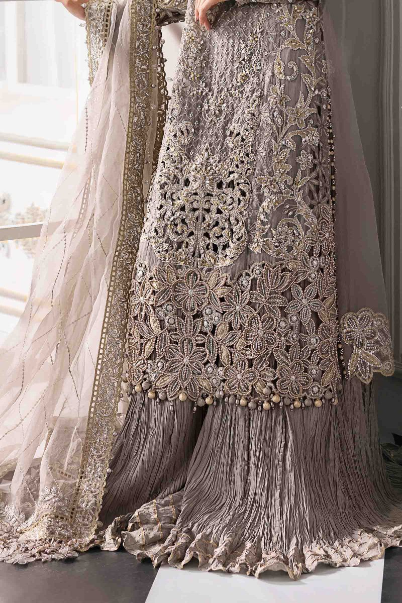 Embroidered Organza Suit | BD-3006 | MARIA B