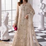 Embroidered Chiffon Suit | BD-3007 | MARIA B