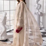 Embroidered Chiffon Suit | BD-3007 | MARIA B