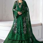 Embroidered Chiffon Suit | BD-3008 | MARIA B