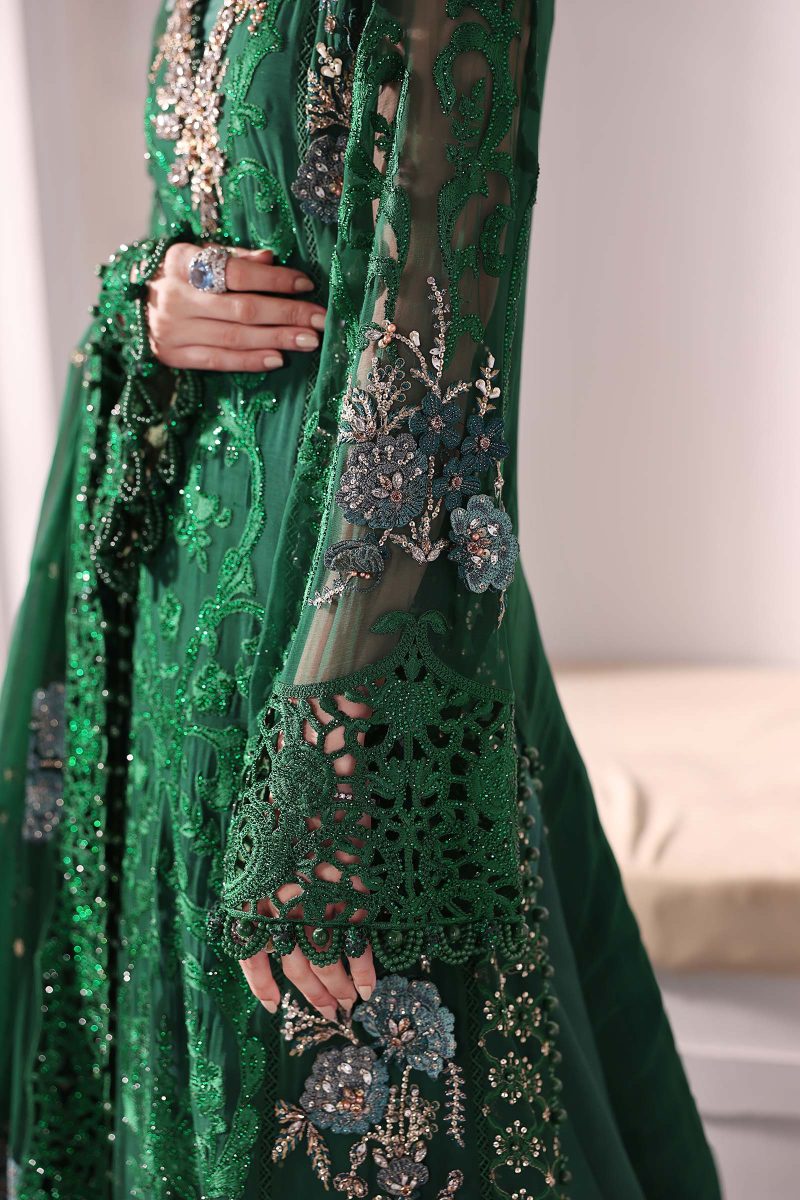 Embroidered Chiffon Suit | BD-3008 | MARIA B