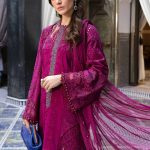 Embroidered Lawn Suit | D-2502-B | MARIA B