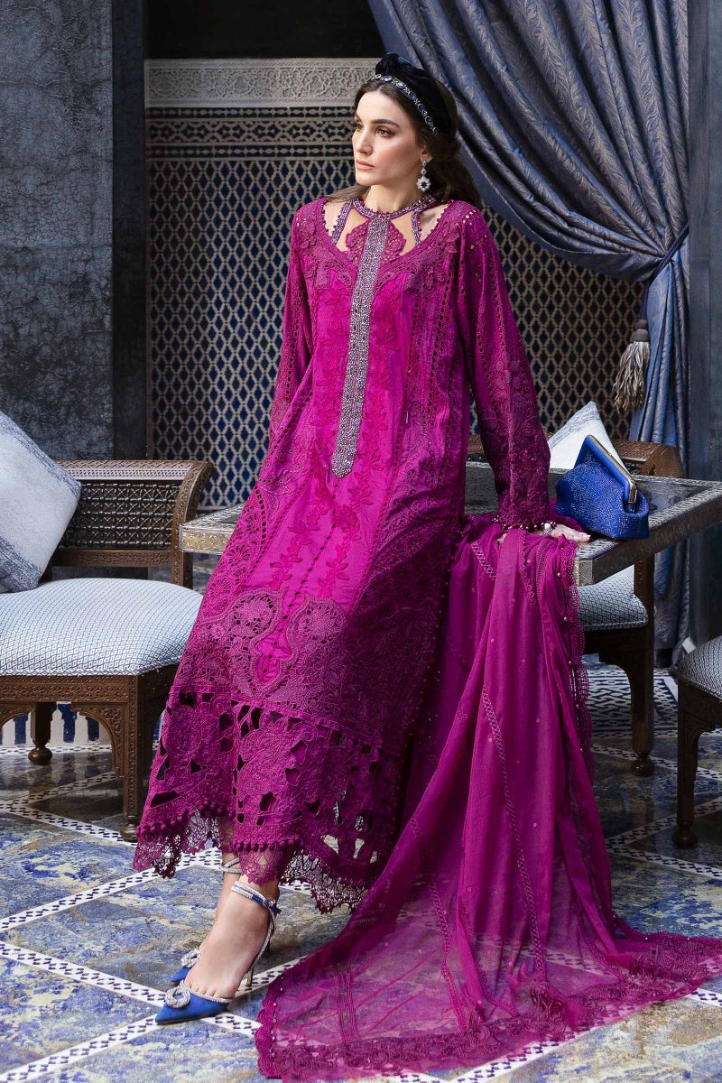 Embroidered Lawn Suit | D-2502-B | MARIA B