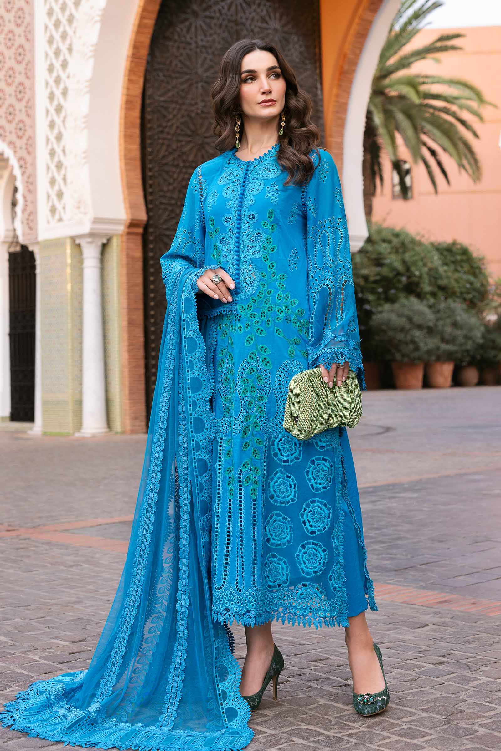 Embroidered Lawn Suit | D-2503-B | MARIA B