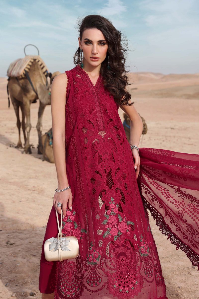 Embroidered Lawn Suit | D-2504-A | MARIA B