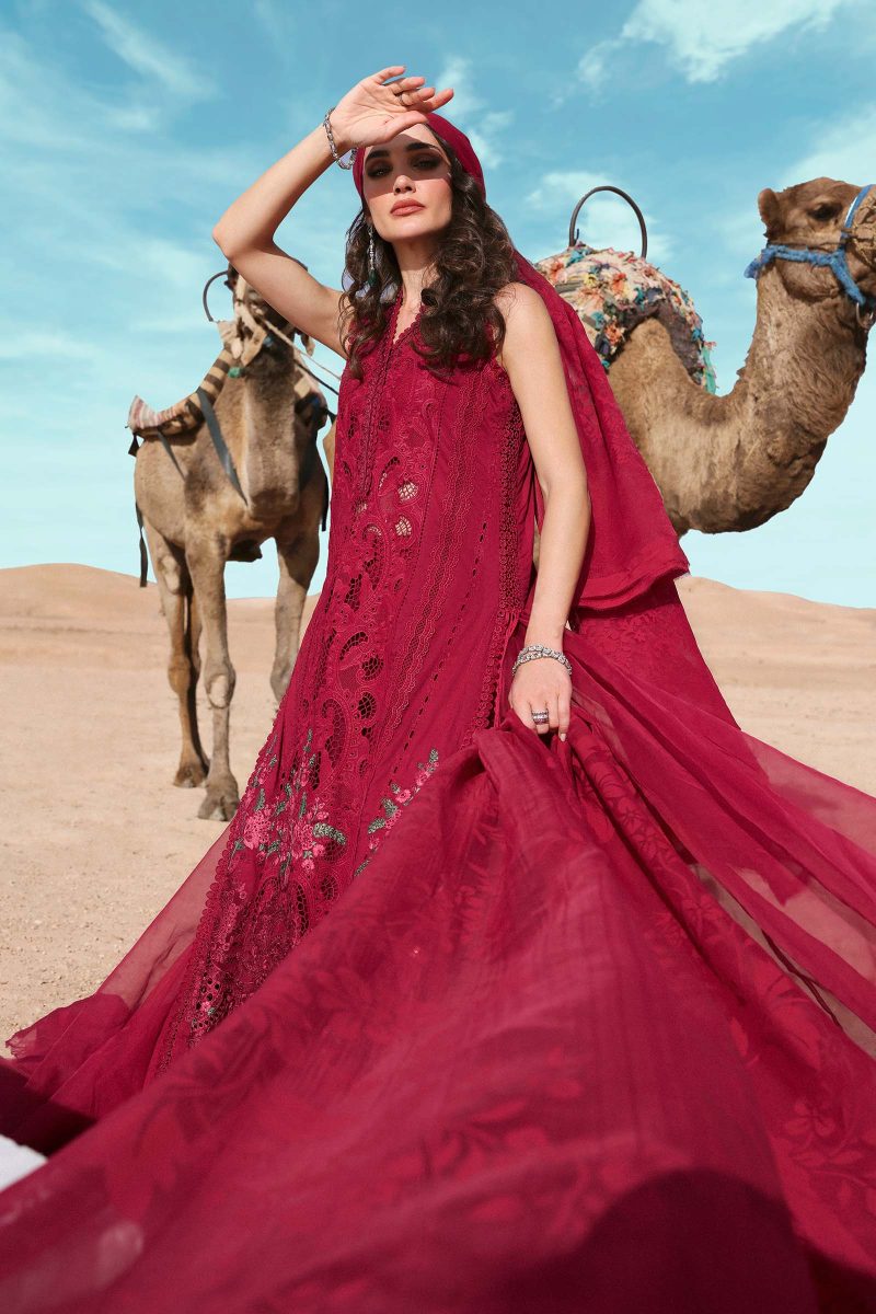 Embroidered Lawn Suit | D-2504-A | MARIA B