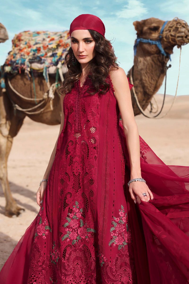 Embroidered Lawn Suit | D-2504-A | MARIA B
