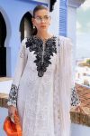 Embroidered Paper Cotton Suit | D-2505-A | MARIA B