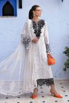 Embroidered Paper Cotton Suit | D-2505-A | MARIA B