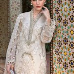 Embroidered Organza Suit | D-2506-A | MARIA B