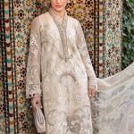Embroidered Organza Suit | D-2506-A | MARIA B
