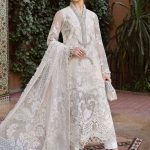 Embroidered Organza Suit | D-2506-A | MARIA B