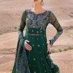 Embroidered Net Suit | D-2507-A | MARIA B