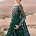 Embroidered Net Suit | D-2507-A | MARIA B