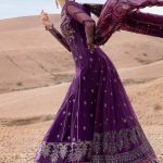 Embroidered Net Suit | D-2507-B | MARIA B
