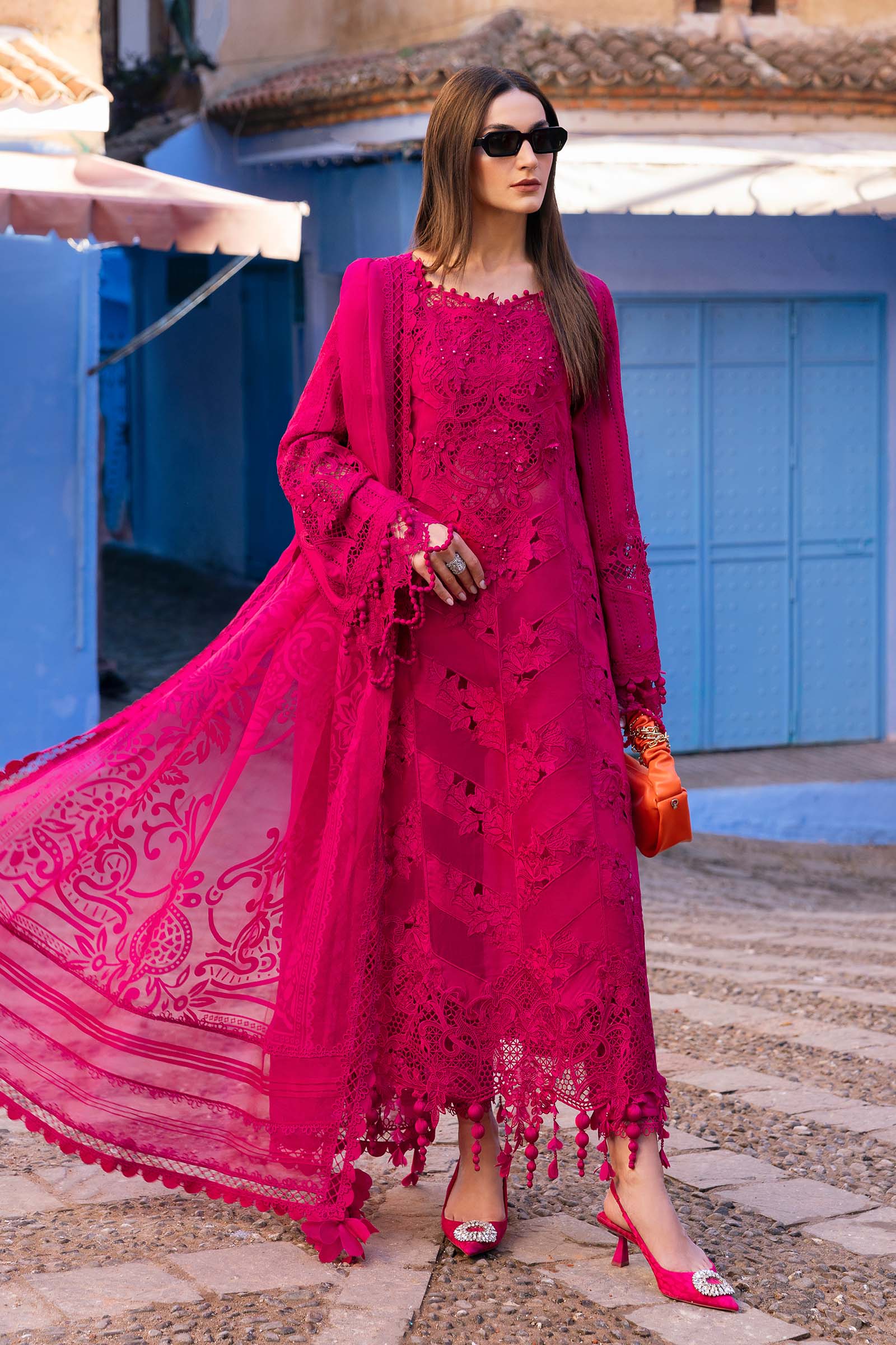 Embroidered Lawn Suit | D-2508-A | MARIA B
