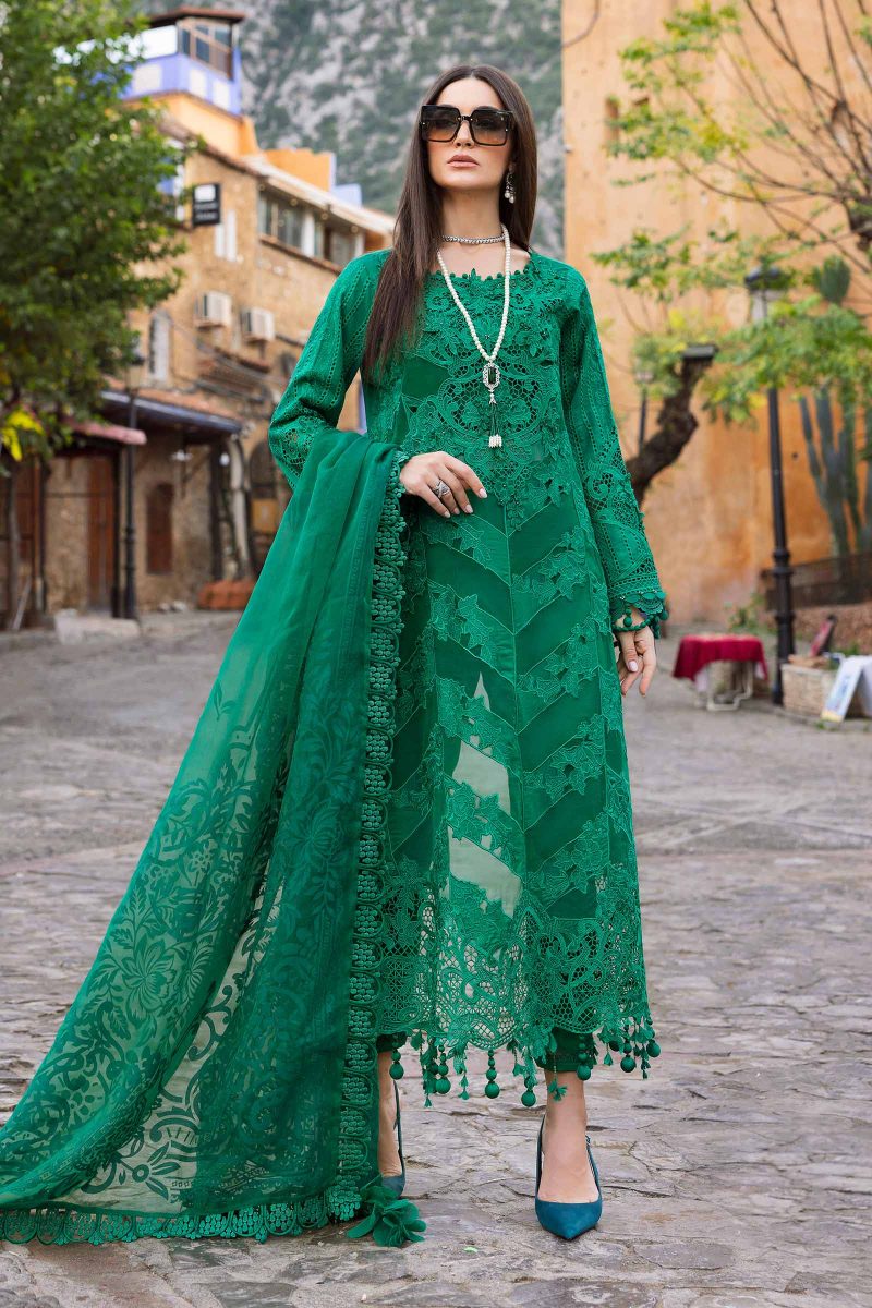 Embroidered Lawn Suit | D-2508-B | MARIA B