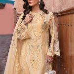 Embroidered Organza Suit | D-2509-A | MARIA B