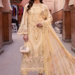 Embroidered Organza Suit | D-2509-A | MARIA B