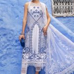 Embroidered Paper Cotton Suit | D-2510-A | MARIA B